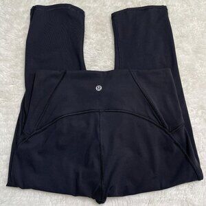 Lululemon #W6ADDS Women's Black Train Times Cropped Leggings Size 6